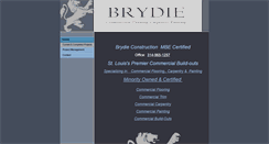 Desktop Screenshot of brydieconstruction.com